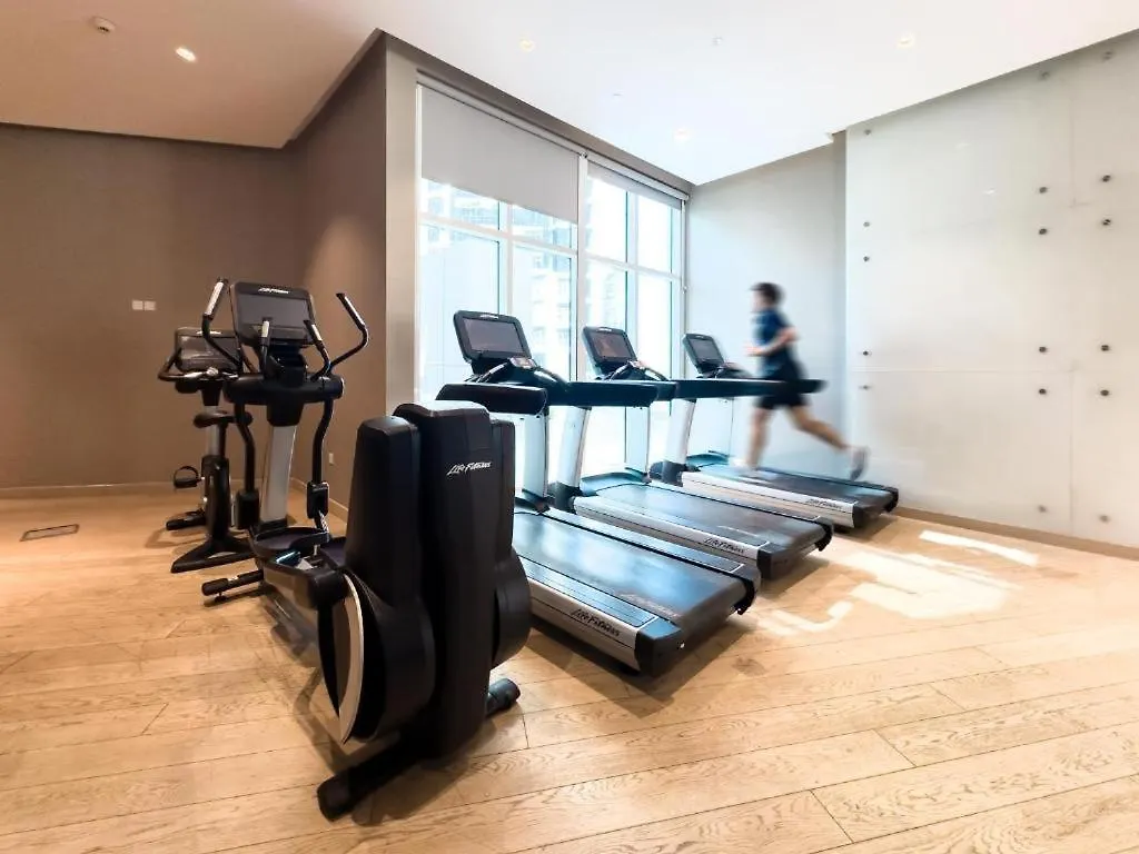 公寓 Sleek & Stylish Studio At Damac Maison Prive By Bhavan Vacation Homes 迪拜