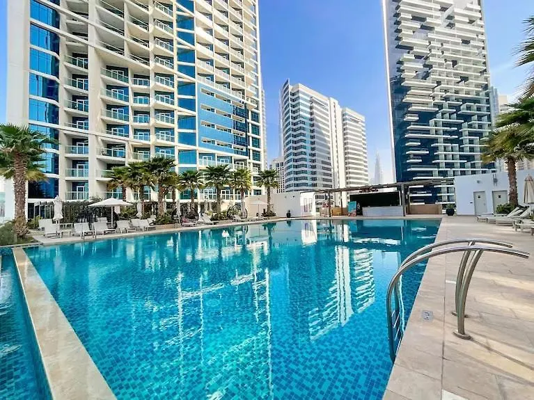 Sleek & Stylish Studio At Damac Maison Prive By Bhavan Vacation Homes 迪拜